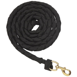 Zilco Plaited Nylon Horse Lead With Brass Plated Snap