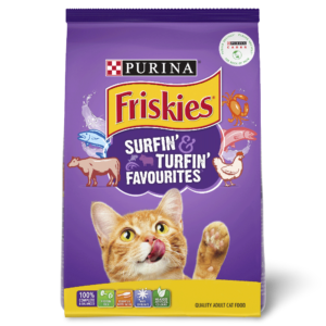 Friskies Surfin Turfin Favourites Adult Dry Cat Food - 2.5kg