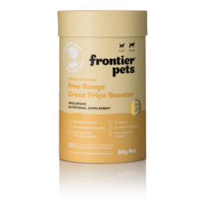 Frontier Pets Freeze Dried Raw Green Tripe Booster for All Lifestages Dogs and Cats - 80g