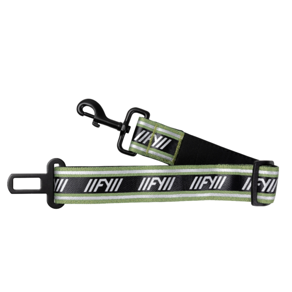 Fuzzyard Active Dog Seatbelt Khaki – each
