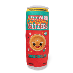 Fuzzyard Christmas Seltzers Plush Dog Toy - 2 Pack
