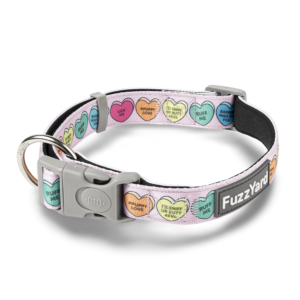 Fuzzyard Clip Dog Collar Candy Hearts - Large