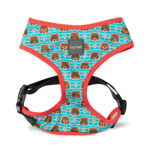 Fuzzyard Back Attaching Dog Harness Fuzz Bear - Large