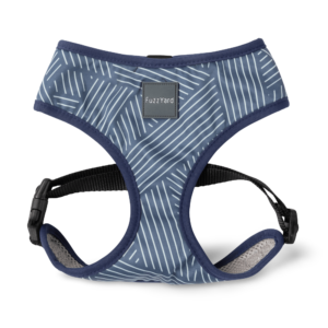 Fuzzyard Back Attaching Dog Harness in Thornbury Blue - X Small