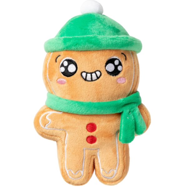 Fuzzyard Holly Jolly Chilly Bread Small Plush Dog Toy – One Size