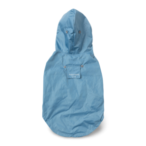 Fuzzyard Life French Blue Dog Raincoat - size 3