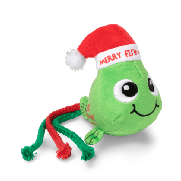 Fuzzyard Merry Fishmas Toy Cat – One Size