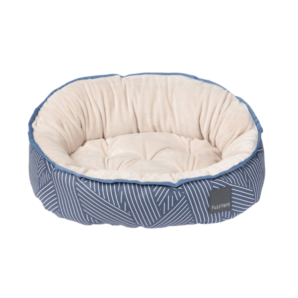 Fuzzyard Reversible Pet Bed in Thornbury Blue – Large