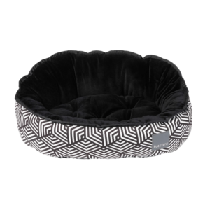 Fuzzyard Reversible Pet Bed in Fitzroy Black & White - Small