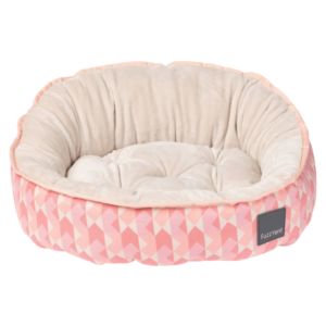 Fuzzyard Reversible Pet Bed in Pink Lemonade - Large