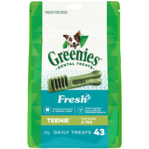 Greenies Fresh Teenie Dog Dental Treats - 43 Chews