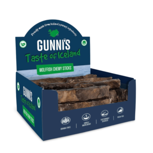 Gunnis Wolffish Chewy Sticks 18cm Dog Treats - 1 Chew
