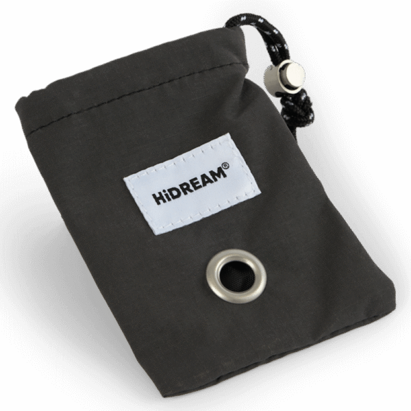 Hi Dream Soft Compact Poop Bag Holder in Black – One Size