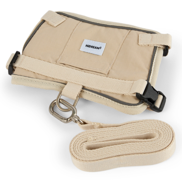 Hi Dream Vest Style Cat Harness & Lead Set in Beige – One Size
