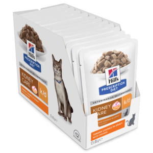 Hill's Prescription Diet K/D Kidney Care Chicken Cat Food Pouches - 12 x 85g