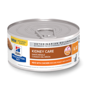 Hill's Prescription Diet K/D Kidney Care Pate With Chicken Canned Cat Food - 24 x 156g