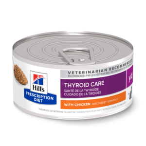 Hill's Prescription Diet Y/D Thyroid Care Canned Wet Cat Food - 24 x 156g