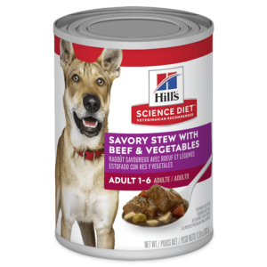 Hill's Science Diet Beef & Vegetables Savory Stew Adult Wet Dog Food Cans - 12 x 362g