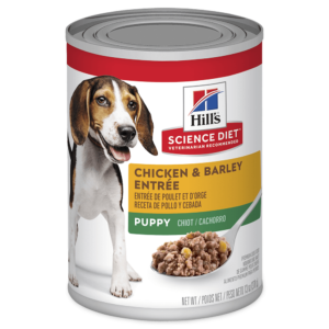 Hill's Science Diet Chicken & Barley Entree Puppy Wet Dog Food Cans - 12 x 370g