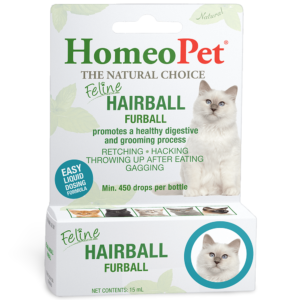Homeopet Feline Hairball Furball Support Drops For Cats - 15ml