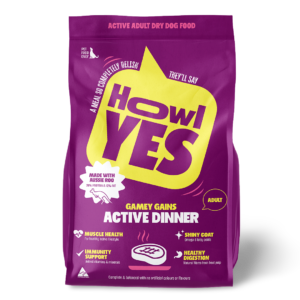 Howl Yes Gamey Gains Kangaroo Active Adult Dry Dog Food - 18kg