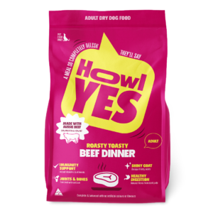 Howl Yes Roasty Toasty Beef Dinner Adult Dry Dog Food - 18kg