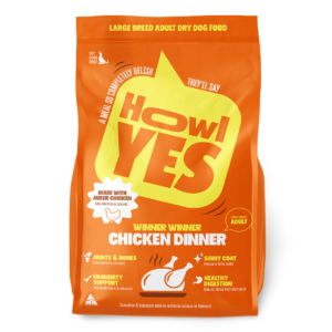 Howl Yes Chicken Dinner Large Breed Adult Dry Dog Food - 18kg