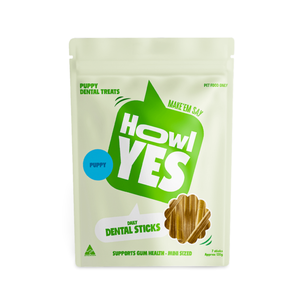 Howl Yes Dental Sticks Puppy Treats – 28 Chews