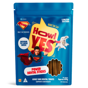 Howl Yes Power Dental Sticks Medium Large Dog Treats with Cranberries - 28 Chews