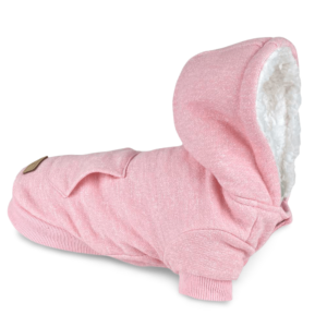 Huskimo Mt Snowy Rose Pink Dog Hoodie - 52.5cm