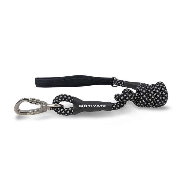 Huskimo Motivate Classic Dog Lead in Dark Sky Black – One Size