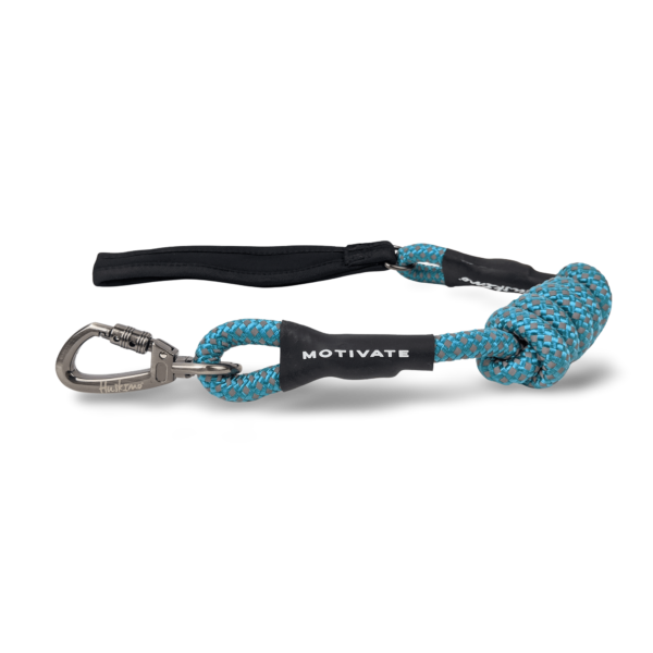 Huskimo Motivate Ultra Light Dog Lead in Ningaloo Blue – One Size