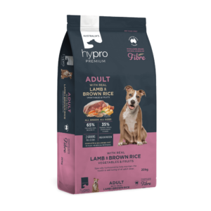Hypro Premium Lamb & Whole Grain Brown Rice Adult Dry Dog Food - 20kg