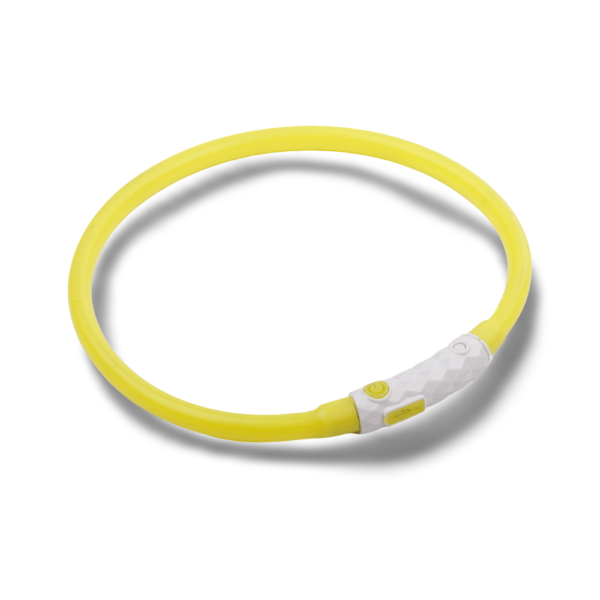 All For Paws K-Nite Yellow Rechargable Light Dog Collar