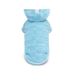 Canada Pooch Beach Bum Towel Hoodie Dog Blue - size 18