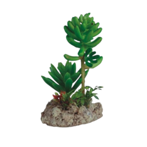 Eco Tech Reptile Twin Cactus Unit Plant Decor - One Size