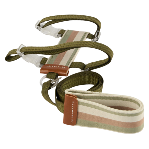 Hi Dream Cat Harness & Lead Set in Sage Stripes – One Size