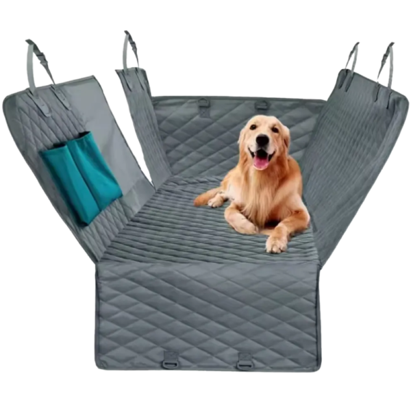 Paws For Life Back Car Seat Cover Dog Light Grey – each