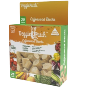 Veggie Patch Small Animal Coffeewood Chew Blocks - One Size