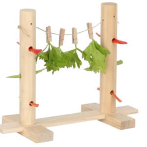 Veggie Patch Peg N Snack Line Small Animal Treat Holder - Medium