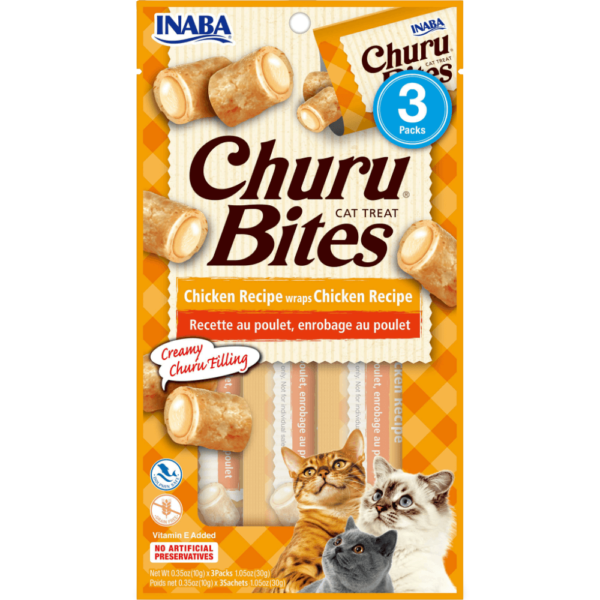 Inaba Churu Bites Chicken Wraps Chicken Recipe Cat Treat