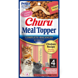 Inaba Churu Chicken Recipe Cat Meal Topper - 4 x 14g