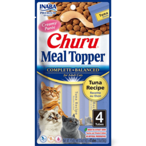Inaba Churu Tuna Recipe Cat Meal Topper - 4 x 14g