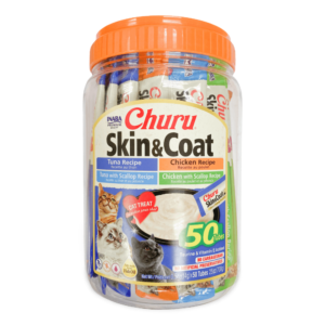 Inaba Churu Skin And Coat Variety Tub Cat Treats - 50 x 14g