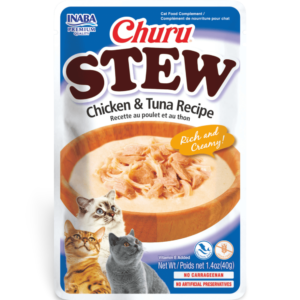 Inaba Churu Stew Chicken And Tuna Recipe Cat Treats - 2 x 40g