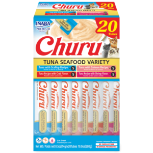 Inaba Churu Tuna And Seafood Variety Box Cat Treats - 20 x 14g