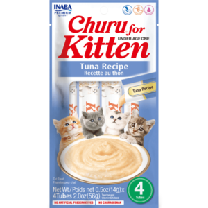 Inaba Churu Tuna Recipe Kitten Cat Treats - 4 x 14g