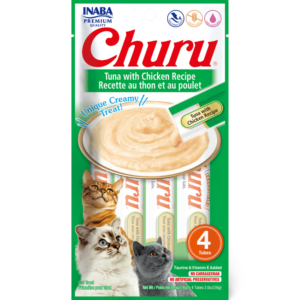 Inaba Churu Tuna With Chicken Recipe Cat Treat - 4 x 14g