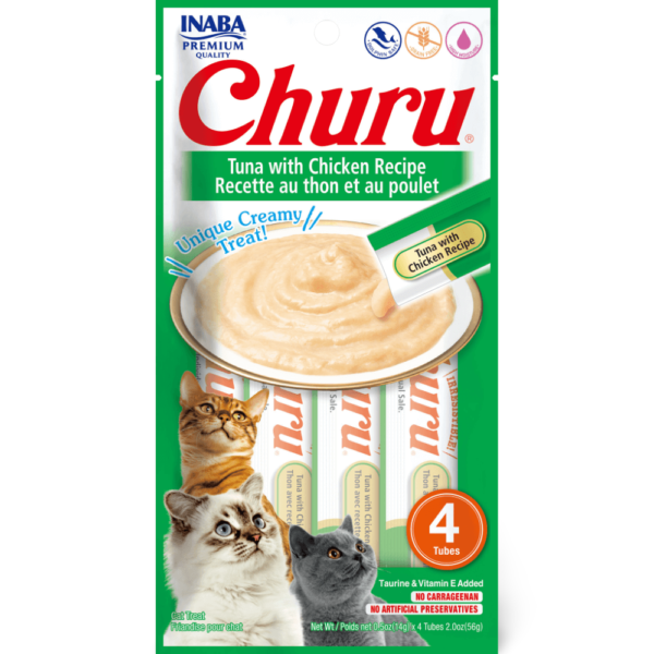 Inaba Churu Tuna With Chicken Recipe Cat Treat