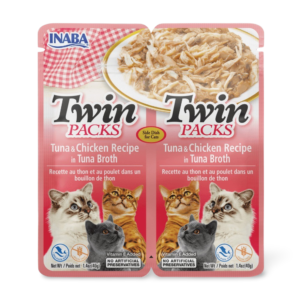 Inaba Twin Packs Tuna With Chicken In Tuna Broth Cat Treat - 2 x (2 x 20g)